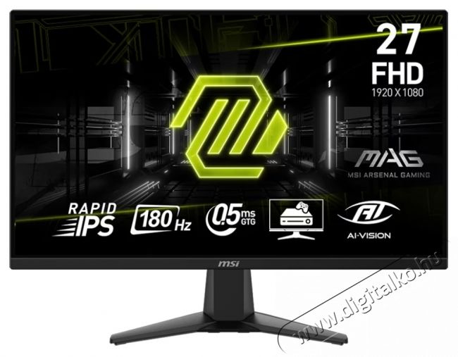 MSI MAG 275F IPS LED Gaming monitor, 27, fekete Iroda &eacute;s sz&aacute;m&iacute;t&aacute;stechnika - Monitor - Monitor - 534423