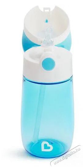 Munchkin Flip & Go  sz&iacute;v&oacute;sz&aacute;las poh&aacute;r, k&eacute;k, 355 ml Sz&eacute;ps&eacute;g&aacute;pol&aacute;s / Eg&eacute;szs&eacute;g - Baba mama term&eacute;k - Cumis&uuml;veg / cumi / etet&eacute;s kieg&eacute;sz&iacute;tő - 521747