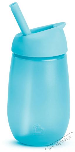 Munchkin Simple Clean B&ouml;gre sz&iacute;v&oacute;sz&aacute;llal 296 ml k&eacute;k Sz&eacute;ps&eacute;g&aacute;pol&aacute;s / Eg&eacute;szs&eacute;g - Baba mama term&eacute;k - Cumis&uuml;veg / cumi / etet&eacute;s kieg&eacute;sz&iacute;tő - 521741