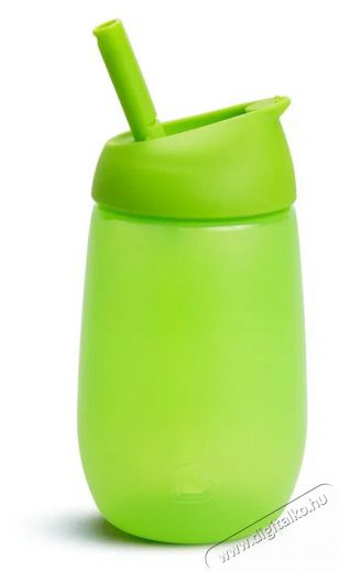 Munchkin Simple Clean B&ouml;gre sz&iacute;v&oacute;sz&aacute;llal 296 ml z&ouml;ld Sz&eacute;ps&eacute;g&aacute;pol&aacute;s / Eg&eacute;szs&eacute;g - Baba mama term&eacute;k - Cumis&uuml;veg / cumi / etet&eacute;s kieg&eacute;sz&iacute;tő - 521748
