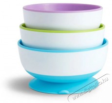 Munchkin Tapadókorongos tál, 3 db Szépségápolás / Egészség - Baba mama termék - Cumisüveg / cumi / etetés kiegészítő - 521742