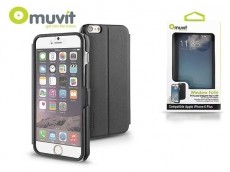 Muvit I-MUEYF0007 Window Folio iPhone 6 Plus/6S Plus fekete h&aacute;tlap Mobil / Kommunik&aacute;ci&oacute; / Smart - Mobiltelefon kieg&eacute;sz&iacute;tő / tok - Tok / h&aacute;tlap - 405634