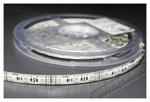 MW LIGHTING MW HQS-5050 5M 60LED/m 14,4W/m 12V RGB v&iacute;z&aacute;ll&oacute; LED szalag H&aacute;ztart&aacute;s / Otthon / K&uuml;lt&eacute;r - Vil&aacute;g&iacute;t&aacute;s / elektromoss&aacute;g - Led szalag / f&eacute;nyf&uuml;z&eacute;r - 390007