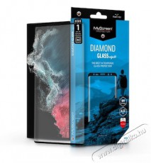 MyScreen Protector MSP LA-2145 Samsung S908B Galaxy S22 Ultra 5G ívelt Diamond Glass Edge3D edzett üveg képernyővédő Mobil / Kommunikáció / Smart - Mobiltelefon kiegészítő / tok - Kijelző / hátlap védő fólia - 433747