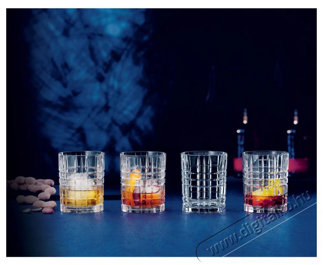 Nachtmann  SQUARE - whisky, 4db poh&aacute;r Konyhai term&eacute;kek - Konyhai eszk&ouml;z - K&eacute;szlet / szett - 525377