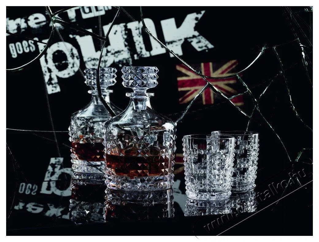 Nachtmann  whiskys poh&aacute;r k&eacute;szlet 348ml 4db PUNK Konyhai term&eacute;kek - Konyhai eszk&ouml;z - K&eacute;szlet / szett - 525381
