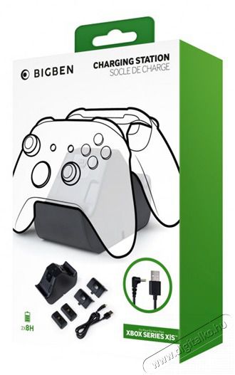 NACON Xbox Series X Dual t&ouml;ltő&aacute;llom&aacute;s Iroda &eacute;s sz&aacute;m&iacute;t&aacute;stechnika - J&aacute;t&eacute;k konzol - Kieg&eacute;sz&iacute;tő - 415844