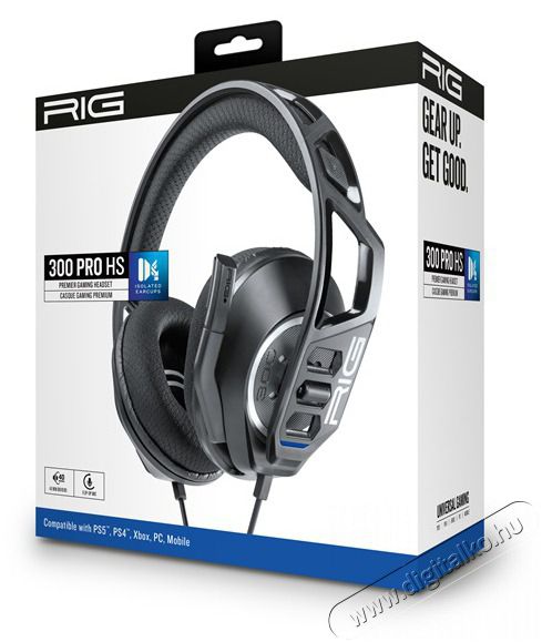 NACON Plantronics RIG 300PRO HS PS5 fekete gamer headset Audio-Video / Hifi / Multim&eacute;dia - F&uuml;l &eacute;s Fejhallgat&oacute;k - Fejhallgat&oacute; mikrofonnal / headset - 466672