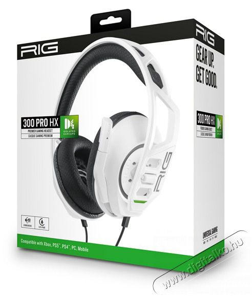 NACON Plantronics RIG 300PRO HX Xbox Series X feh&eacute;r gamer headset Audio-Video / Hifi / Multim&eacute;dia - F&uuml;l &eacute;s Fejhallgat&oacute;k - Fejhallgat&oacute; mikrofonnal / headset - 466675