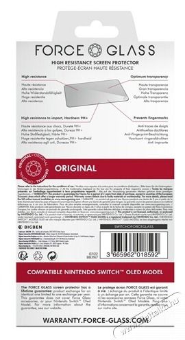 NACON Nintendo Switch Extra erős kijelzőv&eacute;d&oacute; f&oacute;lia Iroda &eacute;s sz&aacute;m&iacute;t&aacute;stechnika - J&aacute;t&eacute;k konzol - Kieg&eacute;sz&iacute;tő - 477360