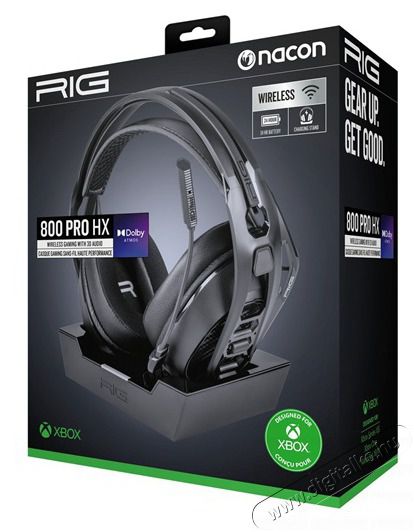 NACON RIG 800 PRO HX Xbox fekete gamer headset Mobil / Kommunik&aacute;ci&oacute; / Smart - Mobiltelefon kieg&eacute;sz&iacute;tő / tok - Headset - 497868