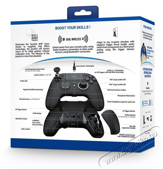 NACON 2808848 Revolution 5 Pro PS5 fekete kontroller Iroda &eacute;s sz&aacute;m&iacute;t&aacute;stechnika - J&aacute;t&eacute;k konzol - Kontroller - 500386