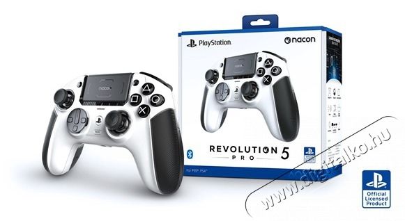 NACON 2808849 Revolution 5 Pro PS5 feh&eacute;r kontroller Iroda &eacute;s sz&aacute;m&iacute;t&aacute;stechnika - J&aacute;t&eacute;k konzol - Kontroller - 500387