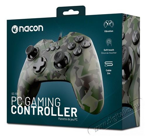 NACON 2809119 GC-100 Forest Camo PC kontroller Iroda &eacute;s sz&aacute;m&iacute;t&aacute;stechnika - Sz&aacute;m&iacute;t&oacute;g&eacute;p tartoz&eacute;k - PC kontroller - 507995