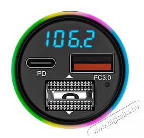 Navitel BHF07 MAX BT k&eacute;z n&eacute;lk&uuml;li FM transzmitter Aut&oacute;hifi / Aut&oacute; felszerel&eacute;s - FM transzmitter / modul&aacute;tor - 506224