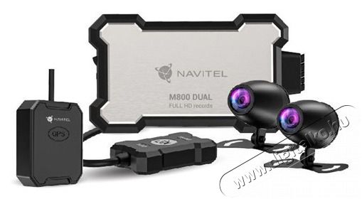 Navitel M800 DUAL MOTO menetr&ouml;gz&iacute;tő kamera F&eacute;nyk&eacute;pezőg&eacute;p / kamera - Aut&oacute;s fed&eacute;lzeti kamera - 513824