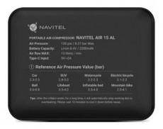 Navitel AIR 15 AL kompresszor H&aacute;ztart&aacute;s / Otthon / K&uuml;lt&eacute;r - Szersz&aacute;m - Kompresszor - 517667