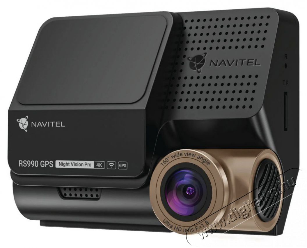 Navitel RS990 GPS F&eacute;nyk&eacute;pezőg&eacute;p / kamera - Aut&oacute;s fed&eacute;lzeti kamera - 519924
