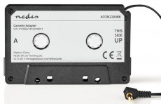 Nedis ACON2200BK Kazettaadapter autós magnóhoz Autóhifi / Autó felszerelés - Autó hangsugárzó - Kiegészítő - 366395