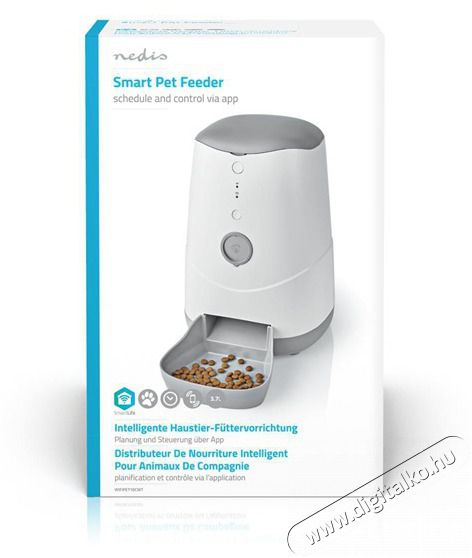 Nedis WIFIPET10CWT SmartLife &Aacute;llateledel adagol&oacute; H&aacute;ztart&aacute;s / Otthon / K&uuml;lt&eacute;r - Egy&eacute;b h&aacute;ztart&aacute;si term&eacute;k - 462278