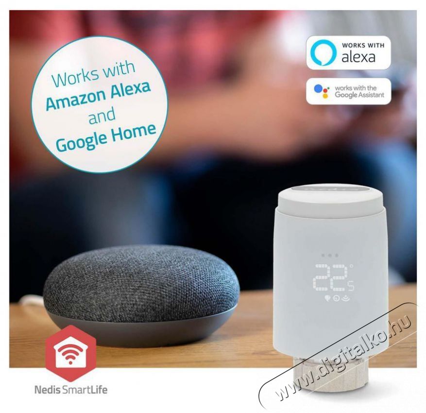 Nedis ZBHTR20WT H&aacute;ztart&aacute;s / Otthon / K&uuml;lt&eacute;r - Okos otthon - Termoszt&aacute;t - 508192