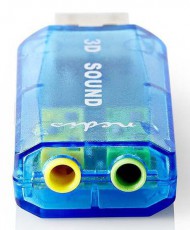 Nedis USCR10051BU USB hangk&aacute;rtya Iroda &eacute;s sz&aacute;m&iacute;t&aacute;stechnika - Sz&aacute;m&iacute;t&oacute;g&eacute;p tartoz&eacute;k - Hangk&aacute;rtya - 366308
