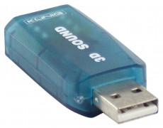 Nedis USCR10051BU USB hangk&aacute;rtya Iroda &eacute;s sz&aacute;m&iacute;t&aacute;stechnika - Sz&aacute;m&iacute;t&oacute;g&eacute;p tartoz&eacute;k - Hangk&aacute;rtya - 366308