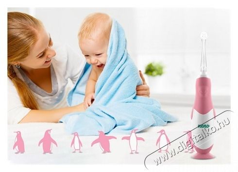 Neno DENTI pink elektromos fogkefe Sz&eacute;ps&eacute;g&aacute;pol&aacute;s / Eg&eacute;szs&eacute;g - Sz&aacute;j / fog &aacute;pol&aacute;s - Elektromos fogkefe - 468152