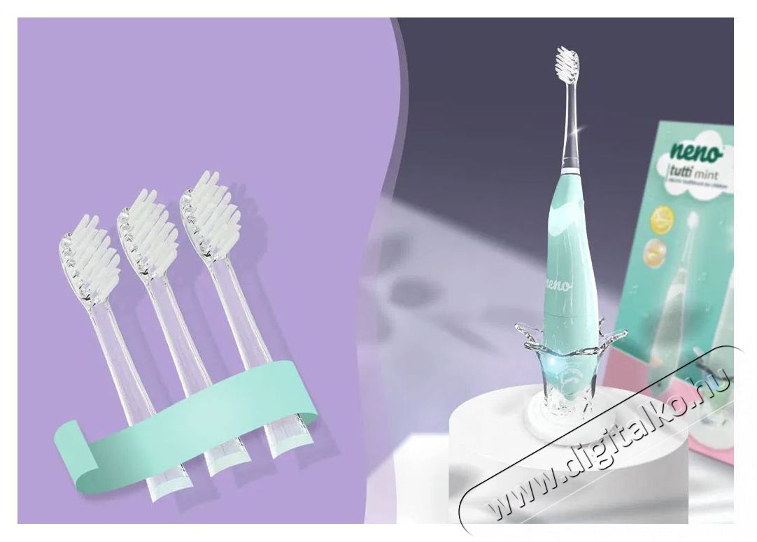 Neno Tutti mint Elektromos fogkefe Sz&eacute;ps&eacute;g&aacute;pol&aacute;s / Eg&eacute;szs&eacute;g - Sz&aacute;j / fog &aacute;pol&aacute;s - Elektromos fogkefe - 525387
