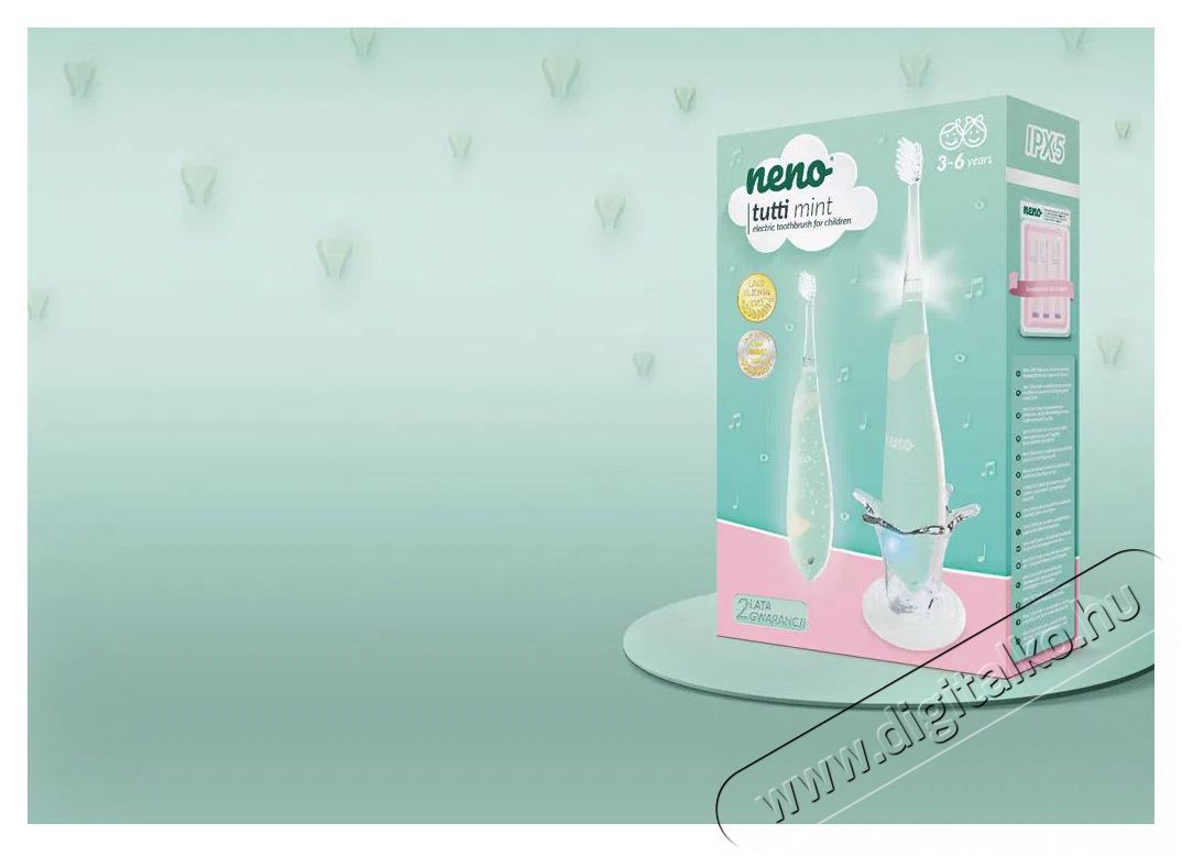 Neno Tutti mint Elektromos fogkefe Sz&eacute;ps&eacute;g&aacute;pol&aacute;s / Eg&eacute;szs&eacute;g - Sz&aacute;j / fog &aacute;pol&aacute;s - Elektromos fogkefe - 525387