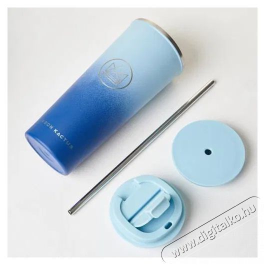 Neon Kactus diz&aacute;jnos poh&aacute;r, 710 ml, vil&aacute;gosk&eacute;k/k&eacute;k, rozsdamentes ac&eacute;l Konyhai term&eacute;kek - Egy&eacute;b / Konyhai kieg&eacute;sz&iacute;tő - 521809