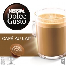 Nescafe Caf&eacute; Au Lait Dolce Gusto k&aacute;v&eacute;kapszula Konyhai term&eacute;kek - K&aacute;v&eacute;főző / k&aacute;v&eacute;&ouml;rlő / kieg&eacute;sz&iacute;tő - K&aacute;v&eacute; kapszula / pod / szemes / őr&ouml;lt k&aacute;v&eacute; - 301068