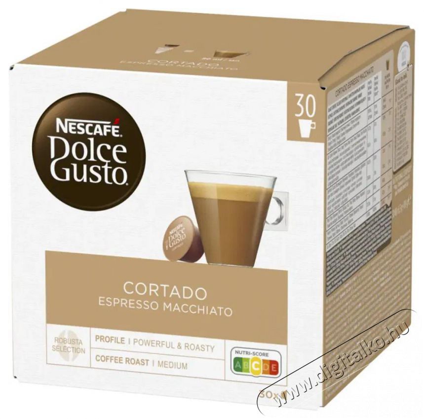 Nescafe Dolce Gusto Cortado Espresso Macchiato XXL - 90 kapszula Konyhai term&eacute;kek - K&aacute;v&eacute;főző / k&aacute;v&eacute;&ouml;rlő / kieg&eacute;sz&iacute;tő - K&aacute;v&eacute; kapszula / pod / szemes / őr&ouml;lt k&aacute;v&eacute; - 503759
