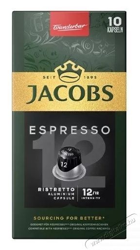 Nespresso Ristretto k&aacute;v&eacute;kapszula - 10db Konyhai term&eacute;kek - K&aacute;v&eacute;főző / k&aacute;v&eacute;&ouml;rlő / kieg&eacute;sz&iacute;tő - K&aacute;v&eacute; kapszula / pod / szemes / őr&ouml;lt k&aacute;v&eacute; - 531195