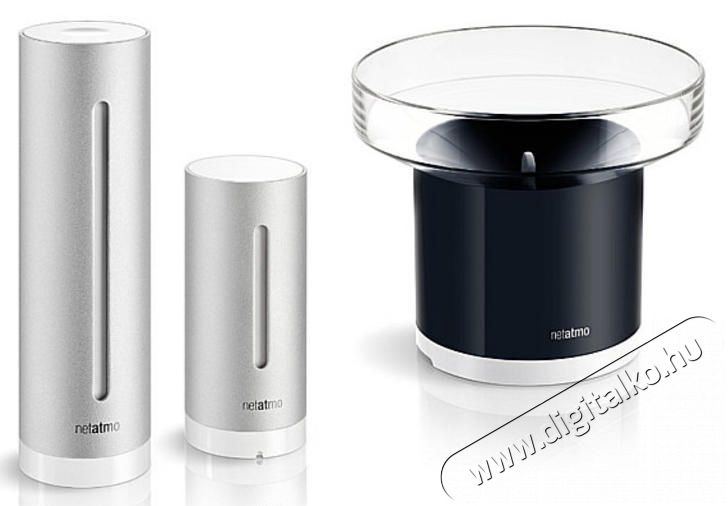 Netatmo SET 2. Időj&aacute;r&aacute;s &aacute;llom&aacute;s + esőm&eacute;rő modul H&aacute;ztart&aacute;s / Otthon / K&uuml;lt&eacute;r - Lak&aacute;sfelszerel&eacute;s - Időj&aacute;r&aacute;s &aacute;llom&aacute;s - 353116