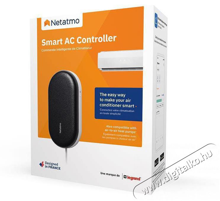 Netatmo SMART AC CONTROLLER Mobil / Kommunik&aacute;ci&oacute; / Smart - Okos eszk&ouml;z - Egy&eacute;b okos eszk&ouml;z - 475711