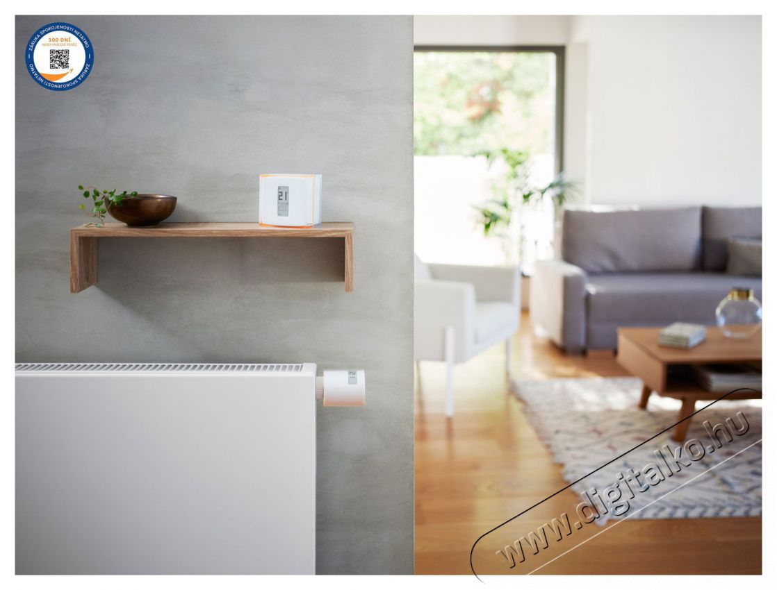 Netatmo Smart Thermostat H&aacute;ztart&aacute;s / Otthon / K&uuml;lt&eacute;r - Okos otthon - Termoszt&aacute;t - 508194