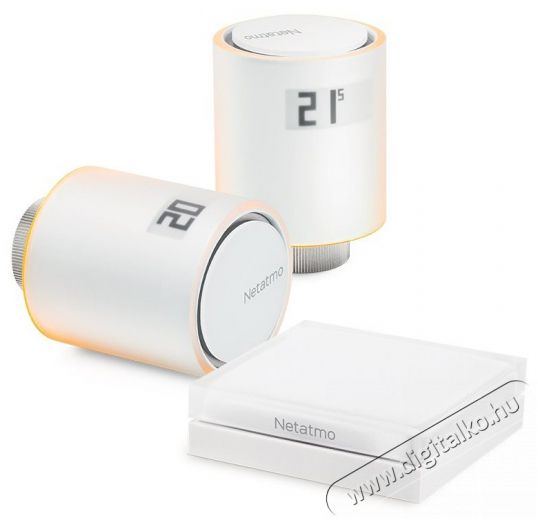 Netatmo Starter Pack szelep H&aacute;ztart&aacute;s / Otthon / K&uuml;lt&eacute;r - Okos otthon - Termoszt&aacute;t - 508195