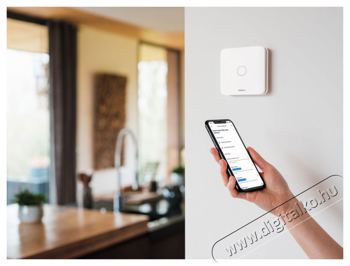 Netatmo Smart Carbon Monoxide Alarm H&aacute;ztart&aacute;s / Otthon / K&uuml;lt&eacute;r - Biztons&aacute;gtechnika - F&uuml;st- &eacute;s sz&eacute;n-monoxid &eacute;rz&eacute;kelő - 519574