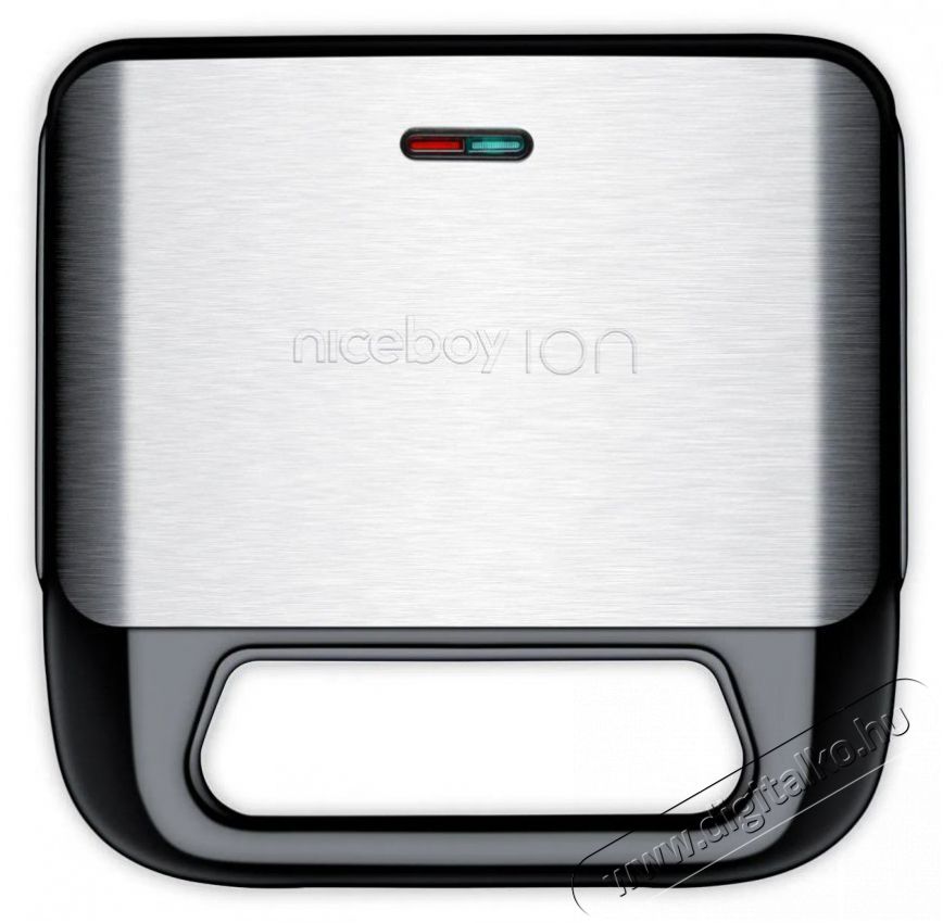 NICEBOY ION Snacker S3 Stainless Steel Konyhai term&eacute;kek - Konyhai kisg&eacute;p (s&uuml;t&eacute;s / főz&eacute;s / hűt&eacute;s / &eacute;telk&eacute;sz&iacute;t&eacute;s) - Melegszendvics / gofri s&uuml;tő - 504819