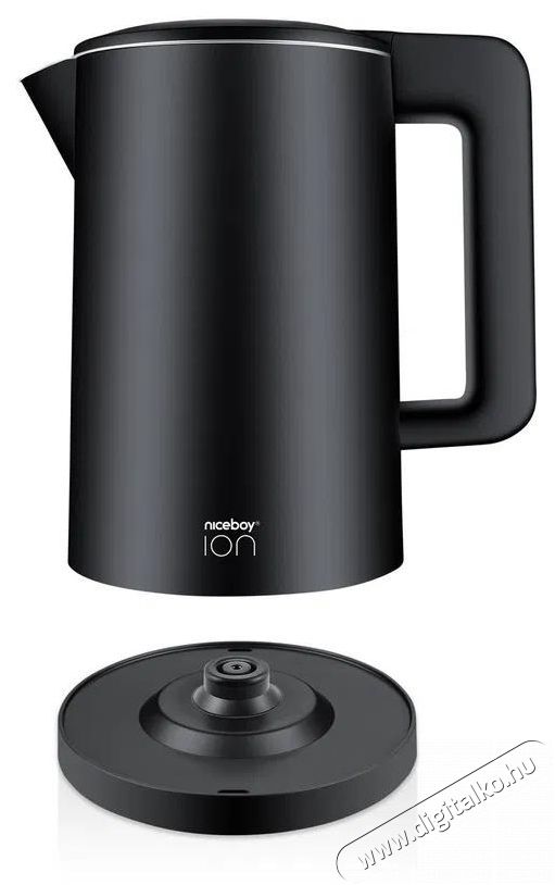 NICEBOY ION Kettle K3 Onyx black Konyhai term&eacute;kek - V&iacute;zforral&oacute; / teafőző - 513122