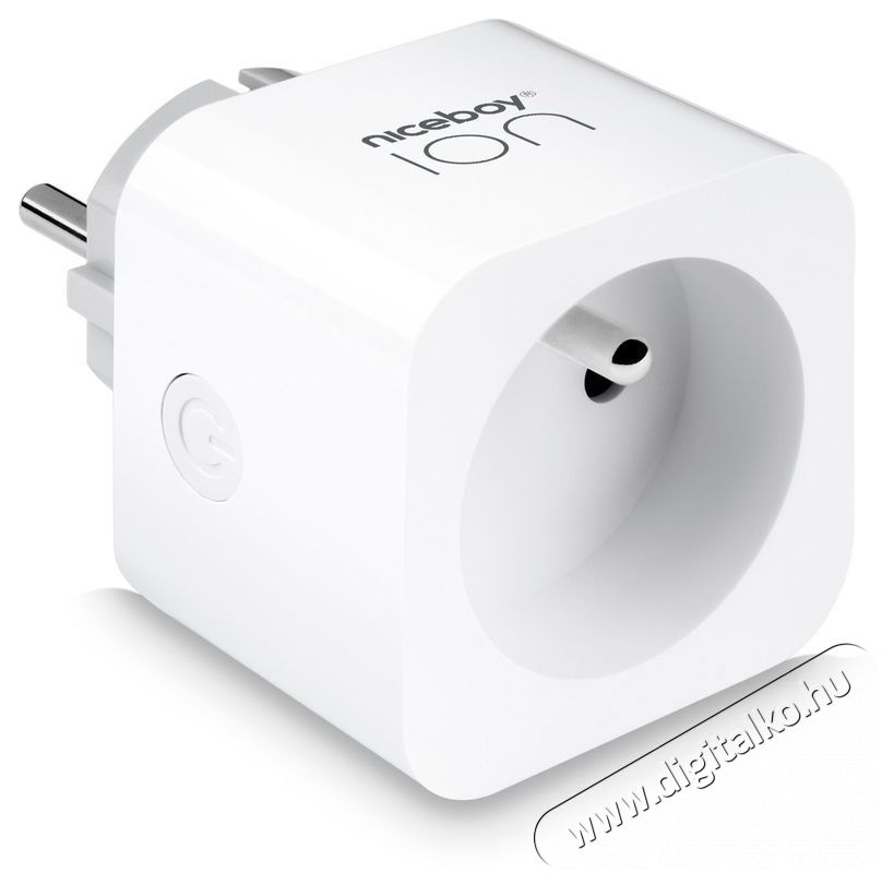 NICEBOY ION Smart Plug PRO H&aacute;ztart&aacute;s / Otthon / K&uuml;lt&eacute;r - Okos otthon - Okos konnektor - 521838