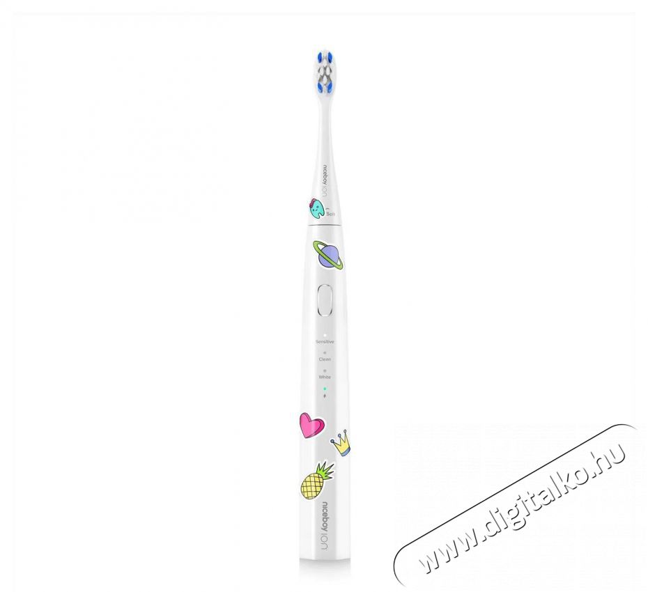 NICEBOY ION Sonic Kids Elektromos fogkefe Sz&eacute;ps&eacute;g&aacute;pol&aacute;s / Eg&eacute;szs&eacute;g - Sz&aacute;j / fog &aacute;pol&aacute;s - Elektromos fogkefe - 525402