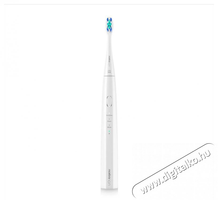NICEBOY ION Sonic Lite White Elektromos fogkefe Sz&eacute;ps&eacute;g&aacute;pol&aacute;s / Eg&eacute;szs&eacute;g - Sz&aacute;j / fog &aacute;pol&aacute;s - Elektromos fogkefe - 525404