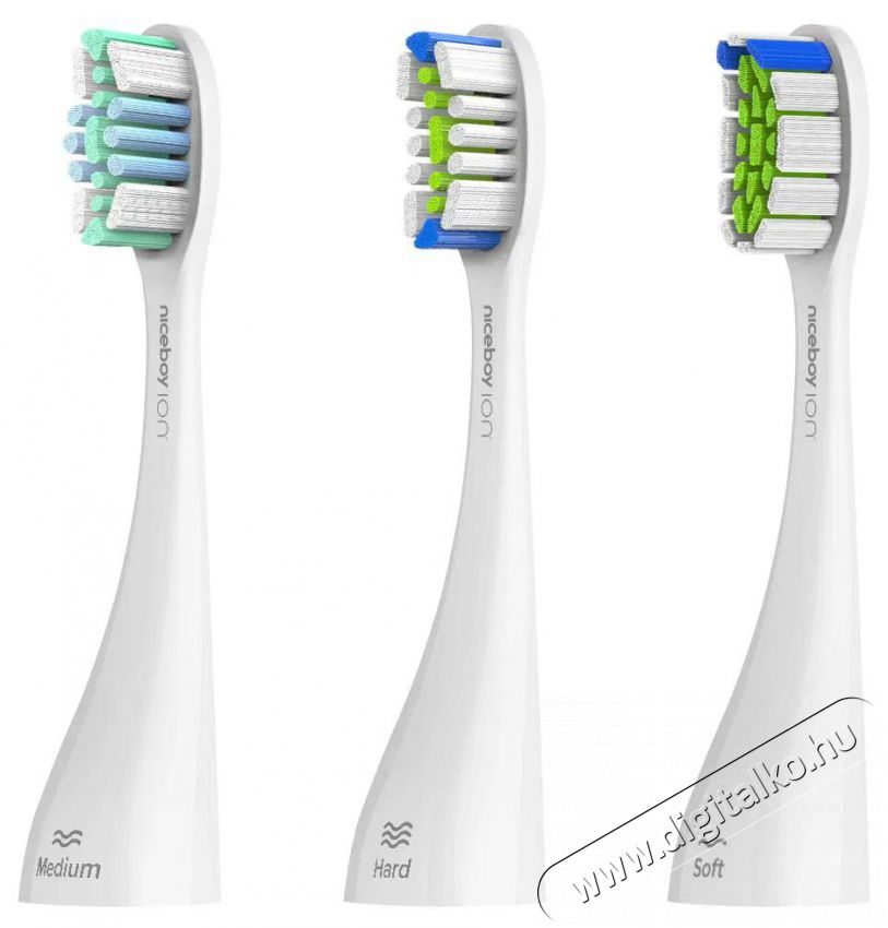 NICEBOY ION Sonic White Elektromos fogkefe Sz&eacute;ps&eacute;g&aacute;pol&aacute;s / Eg&eacute;szs&eacute;g - Sz&aacute;j / fog &aacute;pol&aacute;s - Elektromos fogkefe - 525406