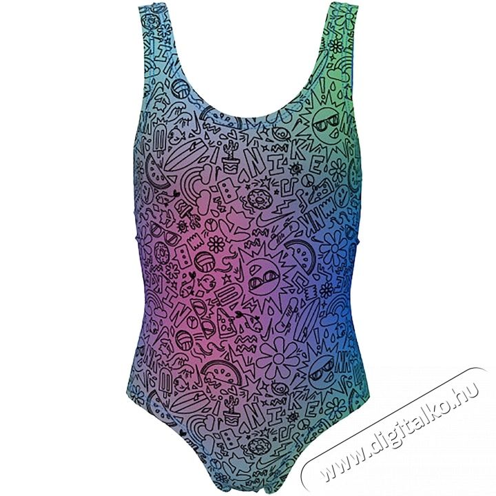 NIKE Doodle U-Back gyerek f&uuml;rdőruha, XS m&eacute;retű, tarka H&aacute;ztart&aacute;s / Otthon / K&uuml;lt&eacute;r - J&aacute;t&eacute;k / Sport - Kieg&eacute;sz&iacute;tő - 534521