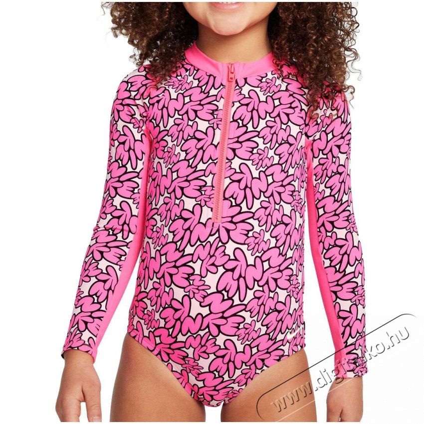 NIKE Hossz&uacute; ujj&uacute; egyr&eacute;szes f&uuml;rdőruha, l&aacute;ny, 6X, r&oacute;zsasz&iacute;n Sz&eacute;ps&eacute;g&aacute;pol&aacute;s / Eg&eacute;szs&eacute;g - Egy&eacute;b sz&eacute;ps&eacute;g / eg&eacute;szs&eacute;g term&eacute;k - 534473