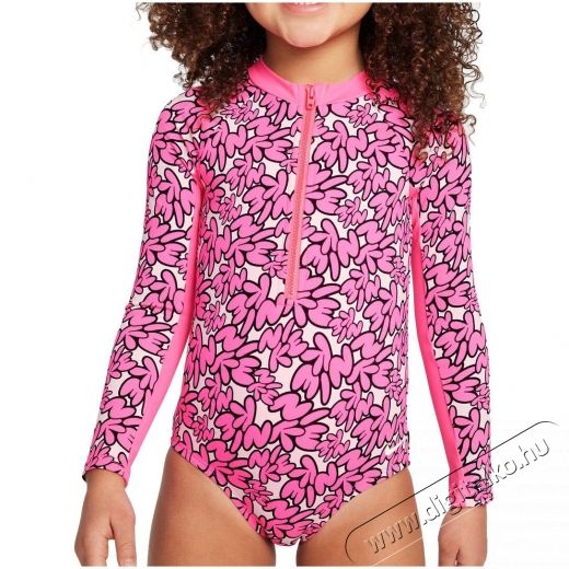 NIKE Hossz&uacute; ujj&uacute; egyr&eacute;szes f&uuml;rdőruha, l&aacute;ny, 6X, r&oacute;zsasz&iacute;n Sz&eacute;ps&eacute;g&aacute;pol&aacute;s / Eg&eacute;szs&eacute;g - Egy&eacute;b sz&eacute;ps&eacute;g / eg&eacute;szs&eacute;g term&eacute;k - 534473