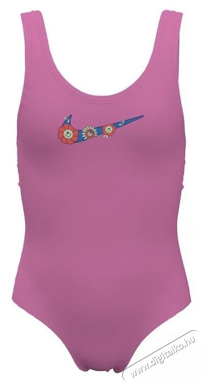 NIKE Multi Logo U-Back gyerek f&uuml;rdőruha, M-es, r&oacute;zsasz&iacute;n H&aacute;ztart&aacute;s / Otthon / K&uuml;lt&eacute;r - J&aacute;t&eacute;k / Sport - Kieg&eacute;sz&iacute;tő - 534511