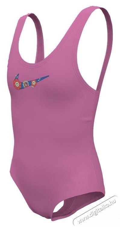 NIKE Multi Logo U-Back gyerek f&uuml;rdőruha, M-es, r&oacute;zsasz&iacute;n H&aacute;ztart&aacute;s / Otthon / K&uuml;lt&eacute;r - J&aacute;t&eacute;k / Sport - Kieg&eacute;sz&iacute;tő - 534511